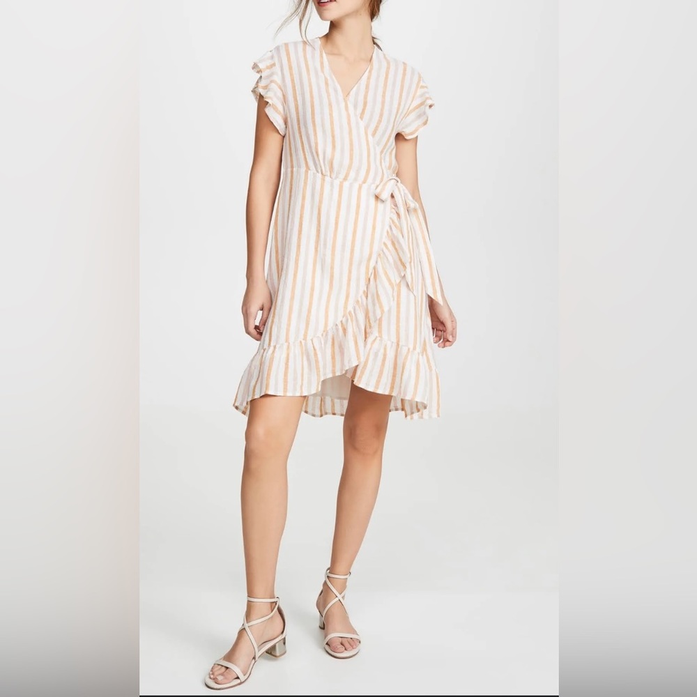 NWT Linen Blend Brigitte Dress By Rails- size small - Picture 3 of 13